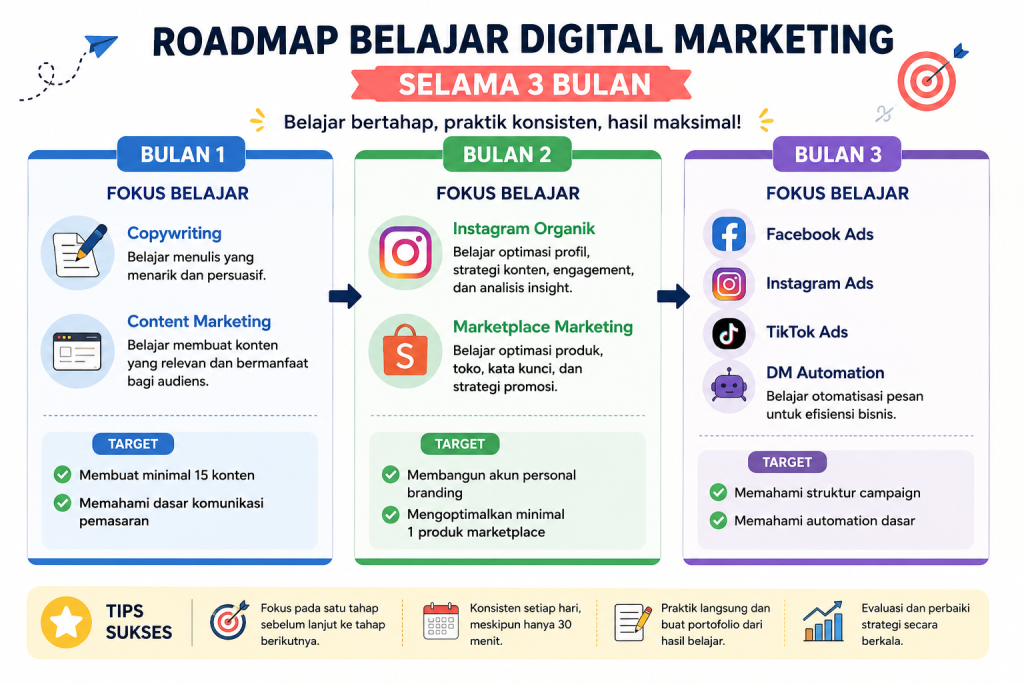 Roadmap Belajar Digital Marketing dari Nol